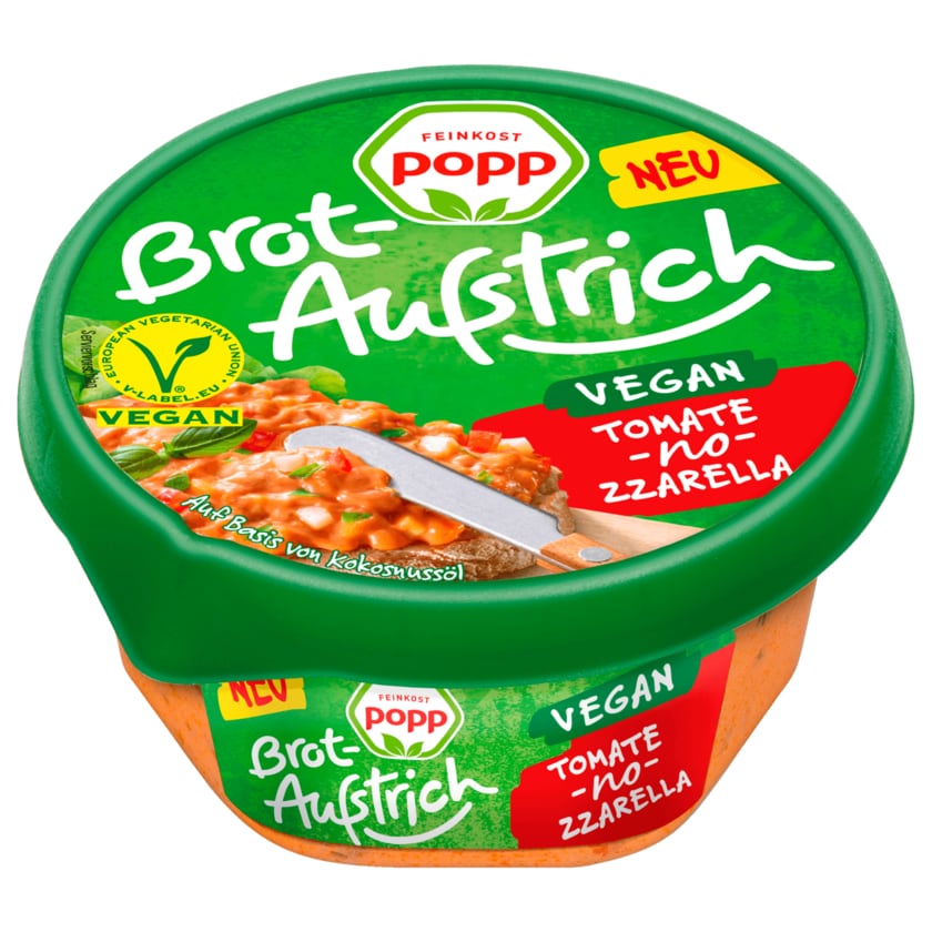 Popp Brotaufstrich Tomate-no-zzarella vegan 150g